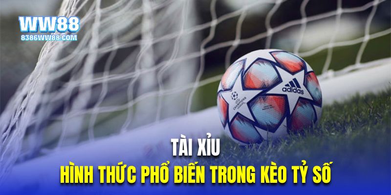 Tài xỉu là hình thức phổ biến trong tỷ số